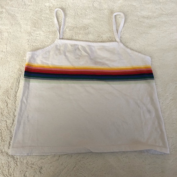 Brandy Melville Faye rainbow tank NWT - Picture 2 of 5